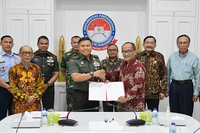 Fakultas Manajemen Pertahanan Unhan RI Tandatangani Perjanjian Kerja Sama dengan Universitas Koperasi Indonesia